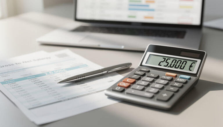 découvrez comment convertir 25 000 euros brut en net grâce à nos explications détaillées et notre méthode de calcul simple pour mieux comprendre votre salaire.
