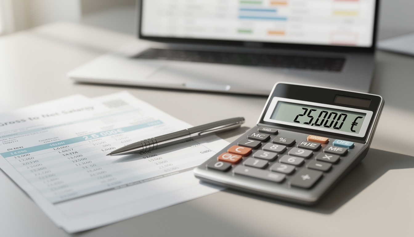 découvrez comment convertir 25 000 euros brut en net grâce à nos explications détaillées et notre méthode de calcul simple pour mieux comprendre votre salaire.